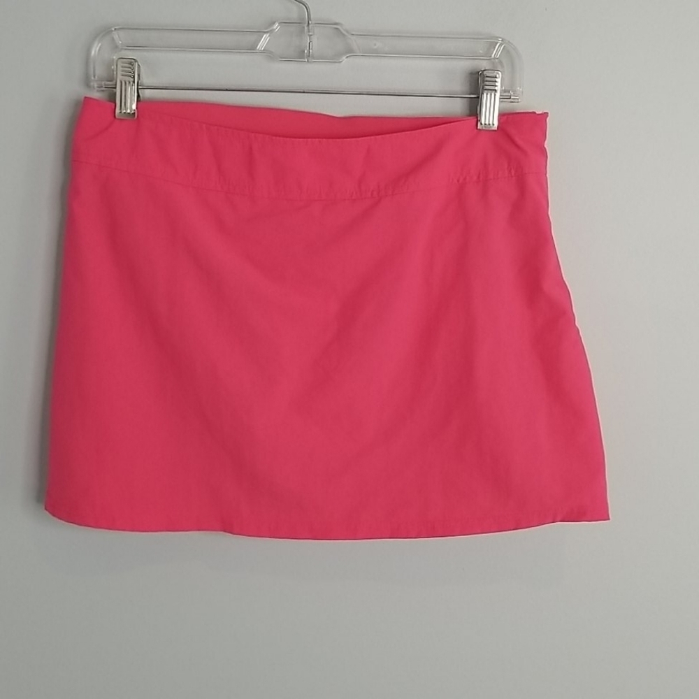 Lands' End Pink SwimSuit Skirt with Panty Lining